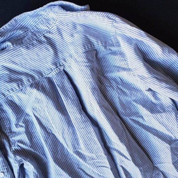 💍J.crew Striped Semi Tunic Shirt 100% cotton - Picture 7 of 8